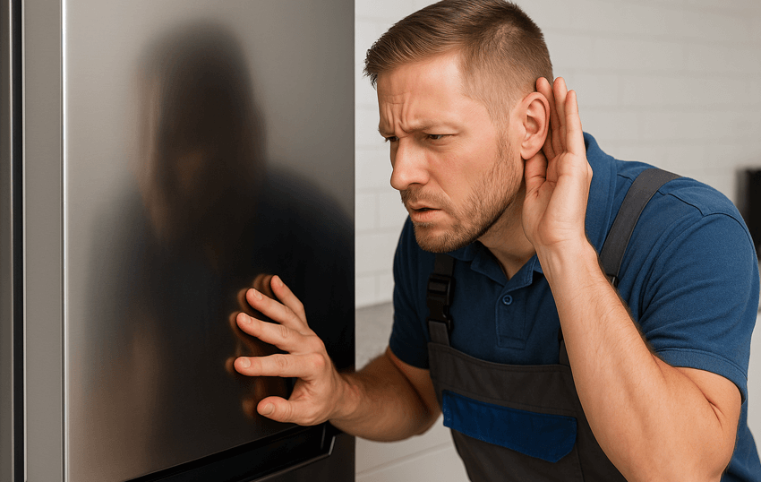 Refrigerator is noisy or making strange sounds